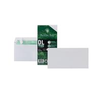 Basildon Bond DL Envelopes Wallet Peel and Seal 120gsm White Pack 100
