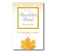 Basildon Bond Luxury Peel and Seal Envelopes 20 Pack for Duke Writing Pad - Champagne, Size 95 x 143mm