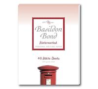 Basildon Bond Luxury Writing Pad with 40 Sheets - White, Duke (137 x 178mm)