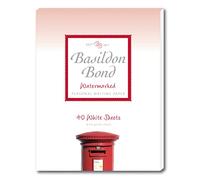 Basildon Bond Luxury Writing Pad with 40 Sheets - White, P4TO (178 x 229mm)
