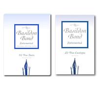 Basildon Bond No 2 Blue Paper Writing Set Includes Writing Pad & Envelopes