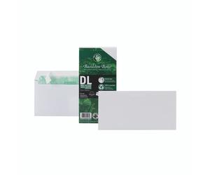 Basildon DL Env Peel Seal WHT PK100