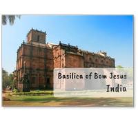 Basilica of Bom Jesus, Old Goa, India, Fridge Magnet
