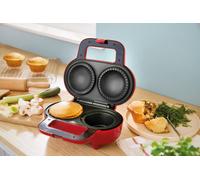 Coopers of Stortford - Deep Fill Pie Maker with Non-Stick Moulds - 1200W Electric Pie & Quiche Maker with Easy-Clean Surface - Cool-Touch Locking Handle - Includes Pastry Cutter