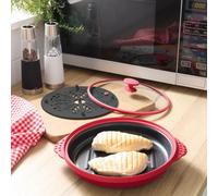 Basilico 3 In 1 Microwave Cooking Tray With Thermo Plate Technology