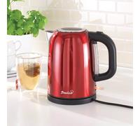 Coopers of Stortford - Red Metallic Cordless Kettle with 1.7L Capacity - 360° Rotating Base, Non Drip Spout, Water Gauge & Removable Limescale Filter - Stainless Steel 2.2kW
