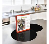 Basilico Non-Stick Mats for the Pan - Set of 2 - Can be Cut to Size & Reusable - Permanent Baking Foil for Frying - No Need to Use Oil and Fat - Frying Films