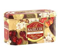 BASILUR SWEET CHERRY Ceylon Black Tea in Sachets, in Decorative Tin 20x2 g (x1)