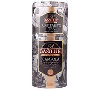 Basilur Tea Two Layer Tin Caddy Captain's Gampola Tea 125 g