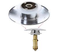 Basin Bounce Button Kitchen Sink Strainer Cover Thicken Stainless Steel Drain Plug Replacement Cover