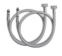 Basin Cold and Hot Water Faucet Double Use with Spray Gun Two-in-one Bath Shampoo Single-Hole Bathroom(60CM 2PC)