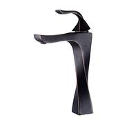 Basin Faucet Black Ancient Cold Heat Water-tap Above Counter Basin Retro Tap Sink Art Black Take A Shower Vessel Faucet