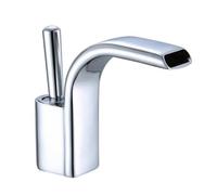 Basin Faucet Hot and Cold Brass Faucet Bathroom Toilet Waterfall Washbasin Faucet Mixed W3031(Chrome)