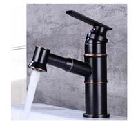 Basin Faucet Pull-Out Bathroom Sink Faucet Antique Bronze Chrome Decorative Bath Faucet Pedestal Mounted,Kitchen Sink Faucet