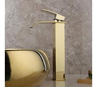 Basin Faucet Water Tap Bathroom Faucet Solid Gold Faucets Single Handle Water Sink Tap Mixer Bathroom Taps
