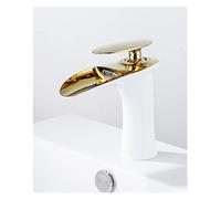 Basin Faucets All Copper Antique Faucet Retro Washbasin Cold and Hot Bathroom Cabinet Waterfall for use in bathrooms and Kitchens(E)