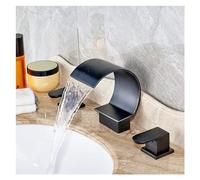 Basin Faucets Bathroom Faucet 3pc Basin Water Taps Two Handles Three Holes Oil Rubbed Bronze Deck Mounted-Style C Kitchen Sink Faucet
