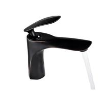 Basin Faucets White with Gold Bathroom Faucet Hot and Cold Water Basin Mixer Tap Chrome Finish Brass Toilet Sink Water Taps(ORB)