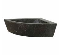 vidaXL Basin Grey (38-45) x (38-45) x 12 cm River stone