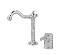Basin Mixer Tap Bathroom Sink Taps Hand 2 Hole for Bathroom Toilet Single Handle 360° Rotating Sink Tap,Chrome Lavatory Sink Faucet