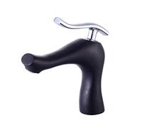 Basin Mixer Tap Creative Color Solid Brass Hot and Cold Mixer Tap, Lavatory Bathroom Vanity Sink Faucet, Cloakroom Washroom Single Lever Basin Mixer Tap Bathroom Basin Taps,B