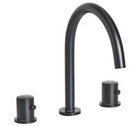 Basin Mixer Tap PILCOMAYO Brass Black