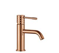 Basin Mixer Tap Rea Lungo Diamond Copper Low, Brass