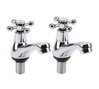 Basin Pillar Taps Victorian Bathroom Sink Taps For Basin Chromed Brass Basin Taps