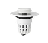 Basin Press Filter Element, Universal Wash Basin Drain Plug, Press Bounce Design Drain Filter, Anti Odor Bounce Core, Anti-Clogging Sink Drain Plug for Bathroom Kitchen