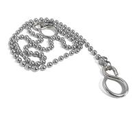 BASIN SINK BALL CHAIN POLISHED CHROME BALL TYPE FOR PLUG 450MM 18 INCH ( pack of 2 )