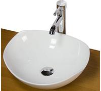 Basin Sink Bathroom Bowl Cloakroom Countertop Ceramic Vessel