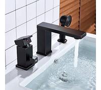 Basin Sink Faucets Gold/Chrome/Brushed Two Function Kitchen Deck Mounted Hot and Cold Water Mix Taps(Black Bronze)