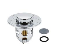 Basin Sink Pop Up Drain Stainless Steel Pop-Up Bounce Core Sink Drains Stopper Wash Basin Drain Filter Bathroom Shower Hair Catcher Bathtub Tools for bathroom(Silver)