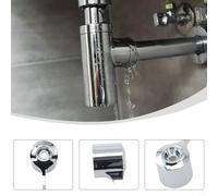 Basin Sink Tap Reviver Replacement Lever Heads Conversion Kit with 1/4 Turn Operation for Professional and DIY Use, Chrome Finish Deck Mounted Solid Brass