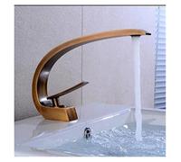 Basin Tap Mixer, Brass Bathroom Faucet, Hot and Cold Waterfall | Luxury Bathroom Mixer Faucet for Hot and Cold Water, Stylish Design for Modern Wash Basins and Home Renovations