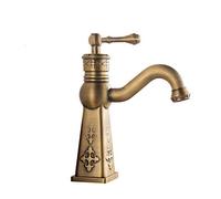 Basin Taps Bathroom Vintage Basin Taps Antique Brass Bathroom Taps Mixer Wash Sink Faucet, Single Handle Laundry Vanity Sink Faucet Waterfall Lavatory Tap for home, hotel, bathroom, lavatory,Brass