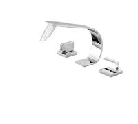 Basin Taps Brushed Gold Bathroom Faucets Square Basin Mixer Sink Faucet Gourmet Washbasin Tapware Hot&Cold Water Tap(Color-1)