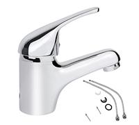 Basin Taps Modern Bathroom Sink Taps Waterfall Basin Mixer Tap Smooth Chrome Single Lever Modern Style Lavatory Vanity Sink Tap
