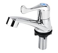 Basin Taps-Single Cold Faucet Water Tap Bathroom Basin Kitchen Sink Taps Lever Basin Taps for Home Bathroom Washbasin Kitchen Basin (Tail G1/2)