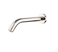 Basin Taps Touchless Bathroom Sink Faucet Cold and Hot Water Automatic Motion Sensor Basin Tap Mixer with Mixing Valve Wall Mounted(Silver 245mm)