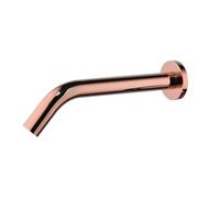 Basin Taps Touchless Bathroom Sink Faucet Cold and Hot Water Automatic Motion Sensor Basin Tap Mixer with Mixing Valve Wall Mounted(Rose Gold 200mm)