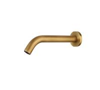 Basin Taps Touchless Bathroom Sink Faucet Cold and Hot Water Automatic Motion Sensor Basin Tap Mixer with Mixing Valve Wall Mounted(Antique Brass 200mm)
