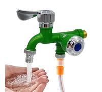 Basin Taps | Water Chrome Brass Monoblocks | Bathroom Sink Taps, Sink Faucet with Double Spout, Cloakroom Faucets, Cloakroom Faucet, Basin Tap Mixers for Garden Kitchen Bathroom