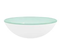 Basin Tempered Glass Bathroom Sink Basin Multi Colours Multi Sizes vidaXL