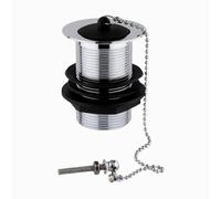 Basin Unslotted Waste with Poly Plug & Chain - Traditional Design