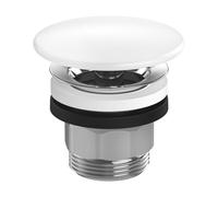Basin Waste Hansgrohe Round ceramic plug White 50110450