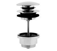 Basin Waste Keuco Push-Open 1 1/4 Brushed Black Chrome