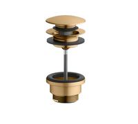 Basin Waste Keuco Push-Open 1 1/4 Brushed Brass