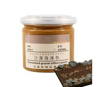 Basing Sand Miniatures- 200ml Miniature Basing Sand Compound, Realistic Terrain Modeling Material | Women Men Plain Wilderness Desert Wilderness Scenery Craft Supply For Teens And Adults