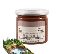 Basing Sand Miniatures- 200ml Miniature Basing Sand Compound, Realistic Terrain Modeling Material | Women Men Plain Wilderness Desert Wilderness Scenery Craft Supply For Teens And Adults